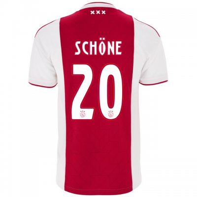 Ajax 2018/19 lasse schone 20 Home Shirt Soccer Jersey