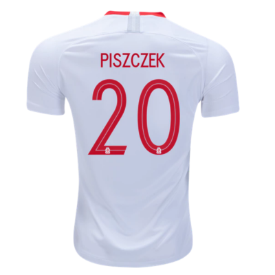 Poland 2018 World Cup Home Łukasz Piszczek Shirt Soccer Jersey