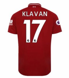 Liverpool 2018/19 Home KLAVAN Shirt Soccer Jersey