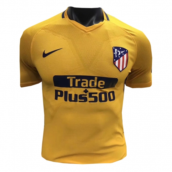 Match Version Atletico Madrid 2017/18 Away Shirt Soccer Jersey - Click Image to Close