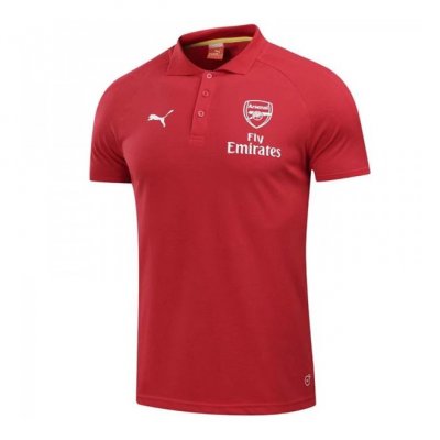 Arsenal 2017/18 Red Polo Shirt