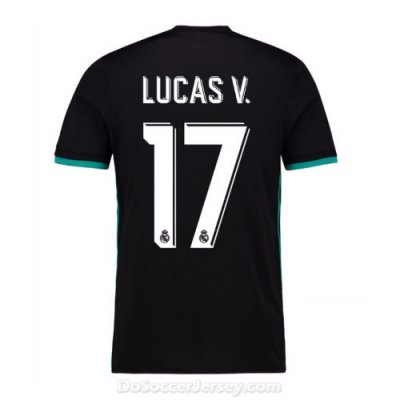 Real Madrid 2017/18 Away Lucas V. #17 Shirt Soccer Jersey