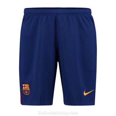 Barcelona 2017/18 Home Soccer Shorts