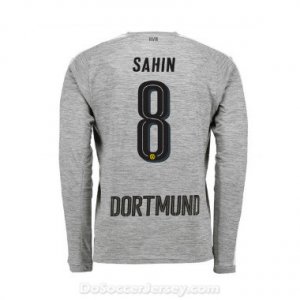 Borussia Dortmund 2017/18 Third Sahin #8 Long Sleeve Soccer Shirt