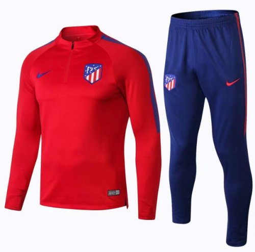 Atletico Madrid 2018/19 Red Training Suit (Sweat shirt+Trouser)