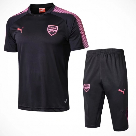 Arsenal 2017/18 Black Short Training Suit - Click Image to Close