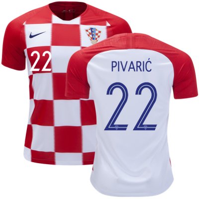 Croatia 2018 World Cup Home JOSIP PIVARIC 22 Shirt Soccer Jersey