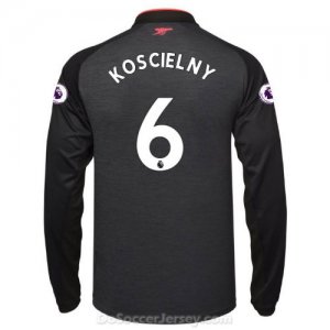 Arsenal 2017/18 Third KOSCIELNY #6 Long Sleeved Shirt Soccer Jersey