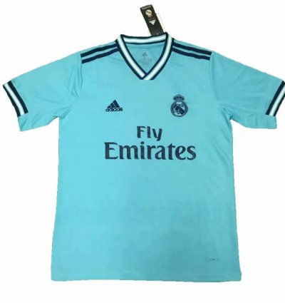 Real Madrid 2019/2020 Third Away Blue Shirt Soccer Jersey