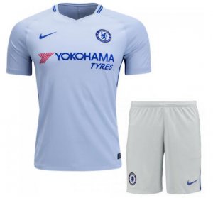Chelsea 2017/18 Away Soccer Jersey Uniform (Shirt+Shorts)