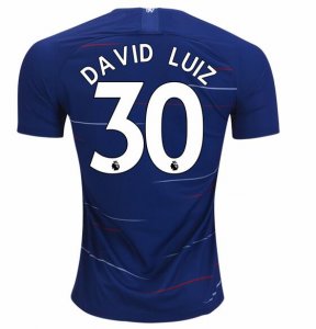 Chelsea 2018/19 Home David Luiz Shirt Soccer Jersey
