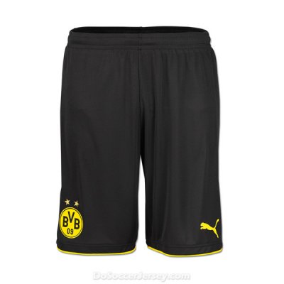 Borussia Dortmund 2017/18 Home Soccer Shorts