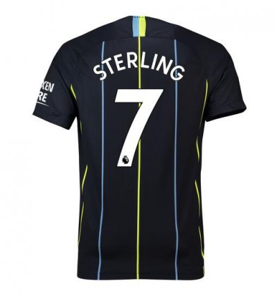Manchester City 2018/19 Sterling 7 Away Shirt Soccer Jersey