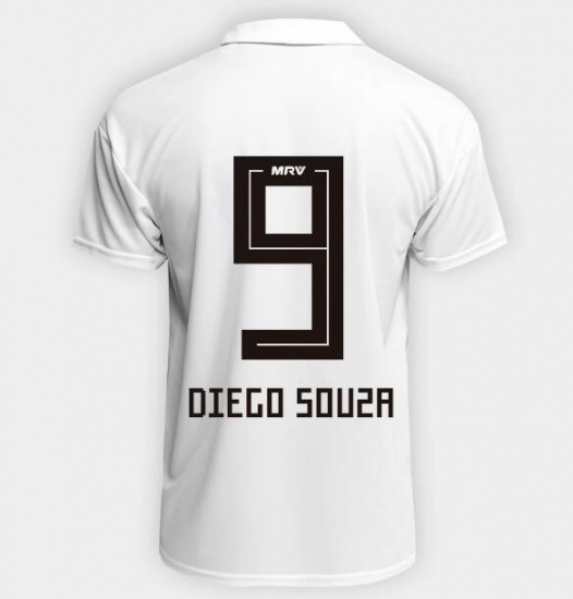 Sao Paulo FC 2018/19 DIEGO SOUZA 9 Home Shirt Soccer Jersey - Click Image to Close