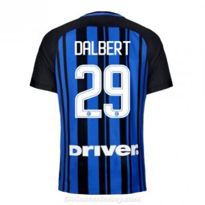 Inter Milan 2017/18 Home DALBERT #29 Shirt Soccer Jersey