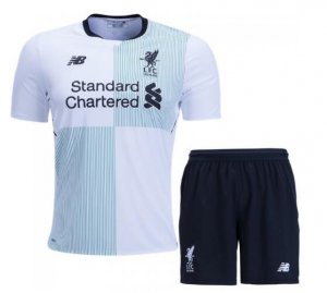 Liverpool 2017/18 Away Soccer Jersey Uniform (Shirt+Shorts)