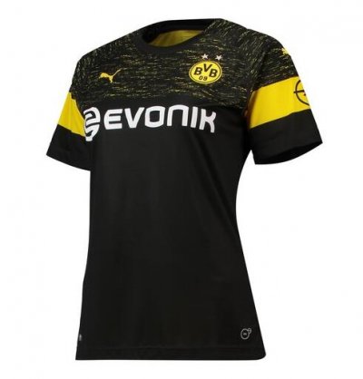 Borussia Dortmund 2018/19 Away Women's Shirt Soccer Jersey