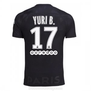 PSG 2017/18 Third Yuri B #17 Shirt Soccer Jersey