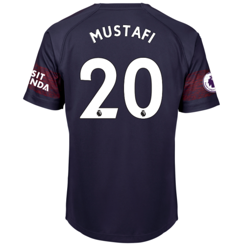 Arsenal 2018/19 Shkodran Mustafi 20 Away Shirt Soccer Jersey