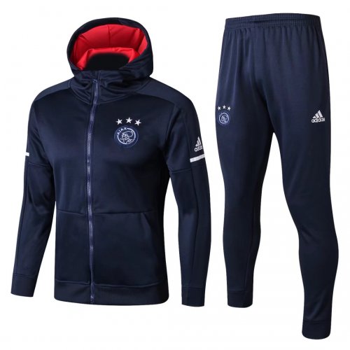 Ajax 2017/18 Royal Blue Training Suit(Hoody Jacket+Pants)