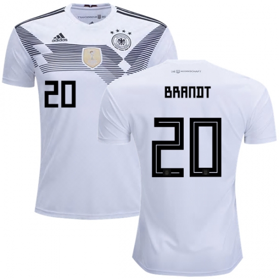 Germany 2018 World Cup JULIAN BRANDT 20 Home Shirt Soccer Jersey - Click Image to Close