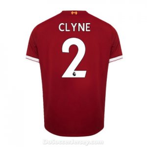 Liverpool 2017/18 Home Clyne #2 Shirt Soccer Jersey