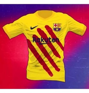 Barcelona 2019/20 Senyera Shirt Soccer Jersey