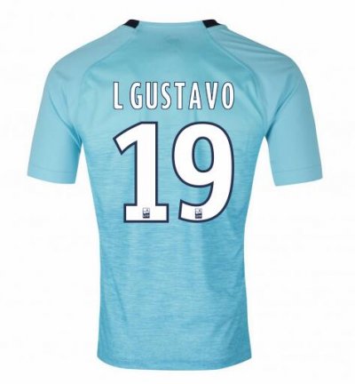 Olympique de Marseille 2018/19 L GUSTAVO 19 Third Shirt Soccer Jersey