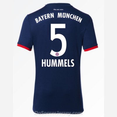 Bayern Munich 2017/18 Away Hummels #5 Shirt Soccer Jersey
