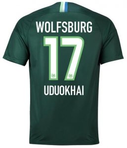 VfL Wolfsburg 2018/19 UDUOKHAI 17 Home Shirt Soccer Jersey