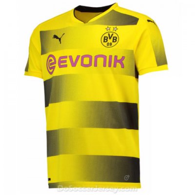 Borussia Dortmund 2017/18 Home Shirt Soccer Jersey