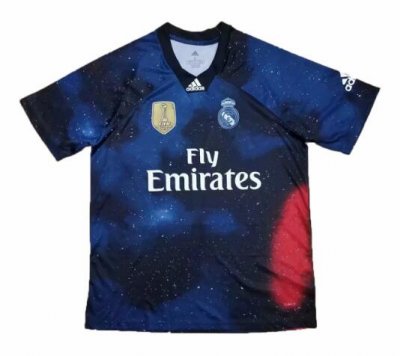 Real Madrid 2018/19 Blue EA SPORTS Shirt Soccer Jersey