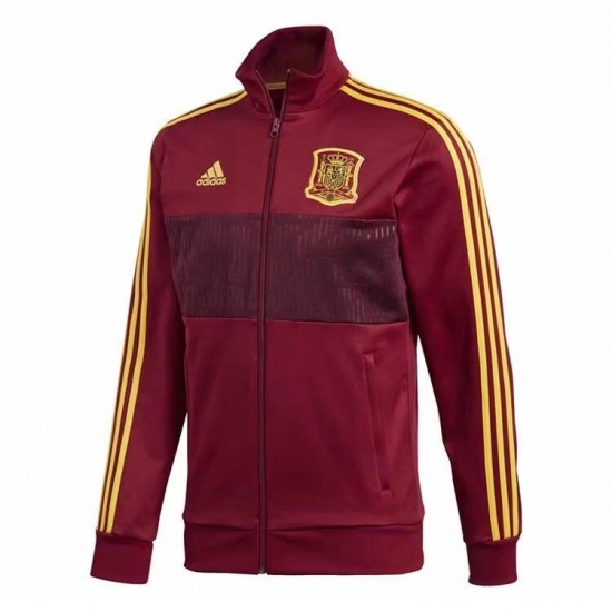 Spain 2018 World Cup Red Training Jacket - Click Image to Close