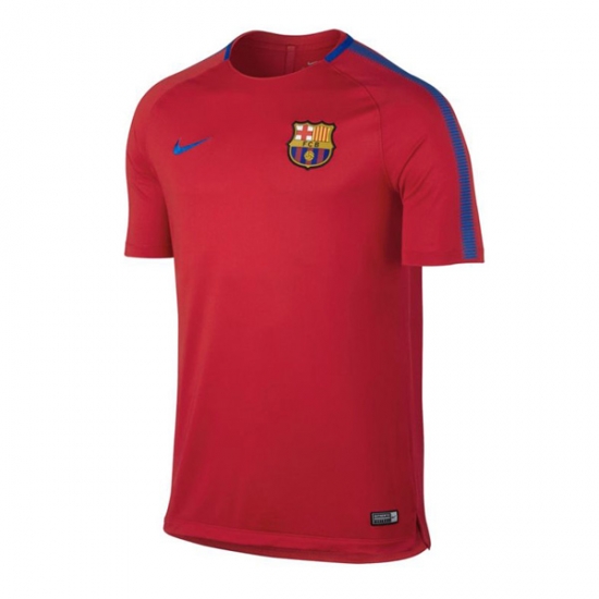 Barcelona 2017/18 Red Training Shirt - Click Image to Close