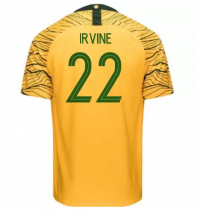 Australia 2018 FIFA World Cup Home Irvine Shirt Soccer Jersey