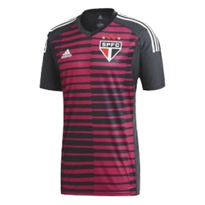 Sao Paulo FC 2018/19 Goalkeeper Black Shirt Soccer Jersey