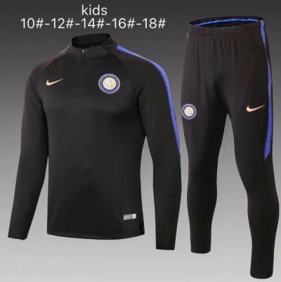Kids Inter Milan 2018/19 Black Training Suit