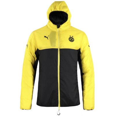 Borussia Dortmund 2017/18 Reversible Yellow Black Down Jacket