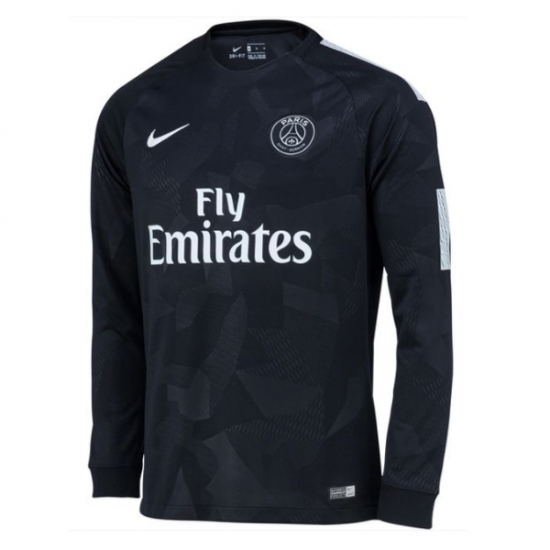 PSG 2017/18 Third Long Sleeved Shirt Soccer Jersey - Click Image to Close