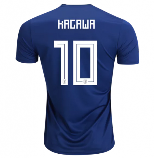 Japan 2018 World Cup Home Shinji Kagawa Shirt Soccer Jersey - Click Image to Close