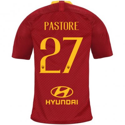 AS Roma 2018/19 PASTORE 27 Home Shirt Soccer Jersey