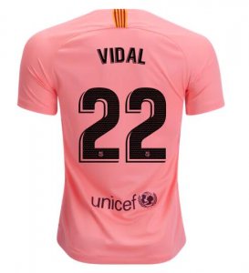 Barcelona 2018/19 Third Arturo Vidal Shirt Soccer Jersey
