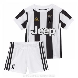 Juventus 2017/18 Home Kids Kit Children Shirt And Shorts