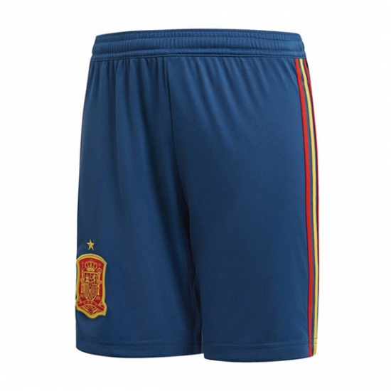 Spain 2018 World Cup Home Soccer Shorts - Click Image to Close