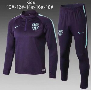 Kids Barcelona 2018/19 Purple Training Suit