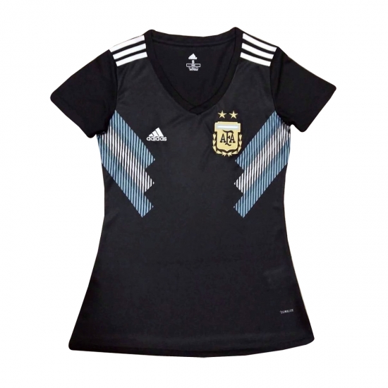 Argentina 2018 World Cup Away Women Shirt Soccer Jersey - Click Image to Close