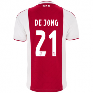 Ajax 2018/19 frenkie de jong 21 Home Shirt Soccer Jersey