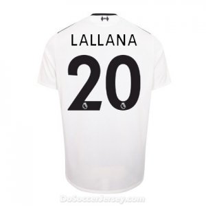 Liverpool 2017/18 Away Lallana #20 Shirt Soccer Jersey