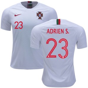 Portugal 2018 World Cup ADRIEN SILVA 23 Away Shirt Soccer Jersey