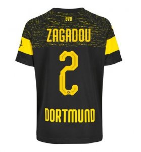 Borussia Dortmund 2018/19 Zagadou 2 Away Shirt Soccer Jersey
